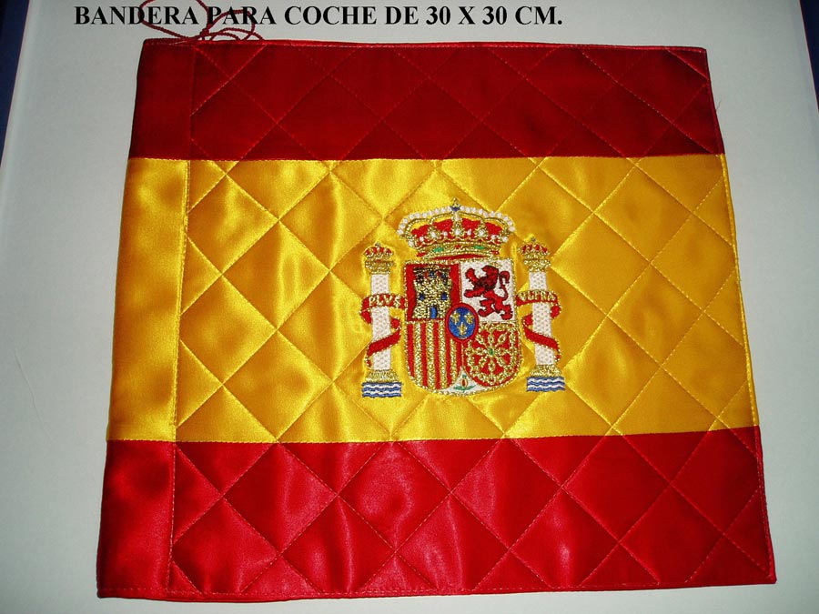 Bandera de España para coche
